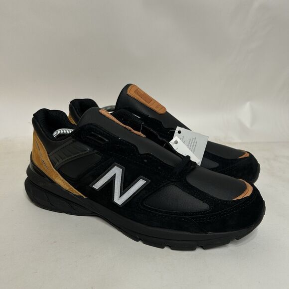 New Balance Shoes 990v5 Made in USA “Black Tan” 2024 - Picture 1 of 5